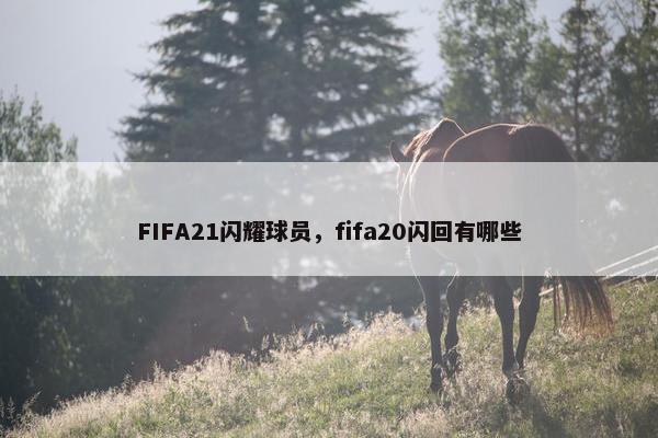 FIFA21闪耀球员，fifa20闪回有哪些