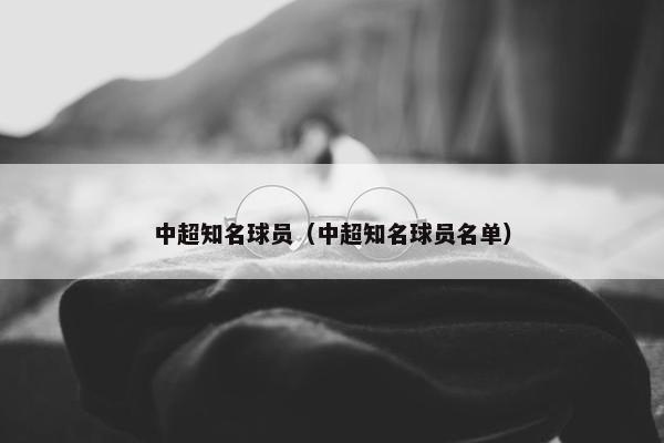 中超知名球员（中超知名球员名单）