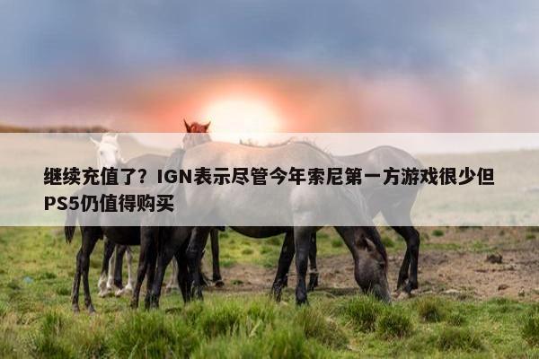 继续充值了？IGN表示尽管今年索尼第一方游戏很少但PS5仍值得购买