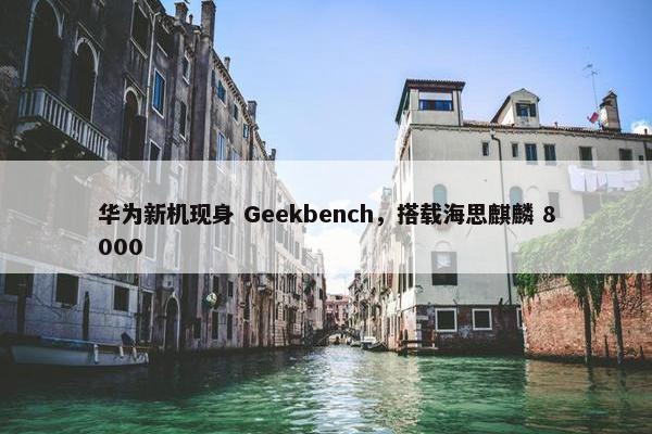 华为新机现身 Geekbench，搭载海思麒麟 8000