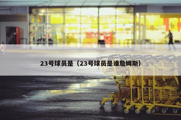 23号球员是（23号球员是谁詹姆斯）