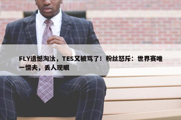 FLY遗憾淘汰，TES又被骂了！粉丝怒斥：世界赛唯一懦夫，丢人现眼