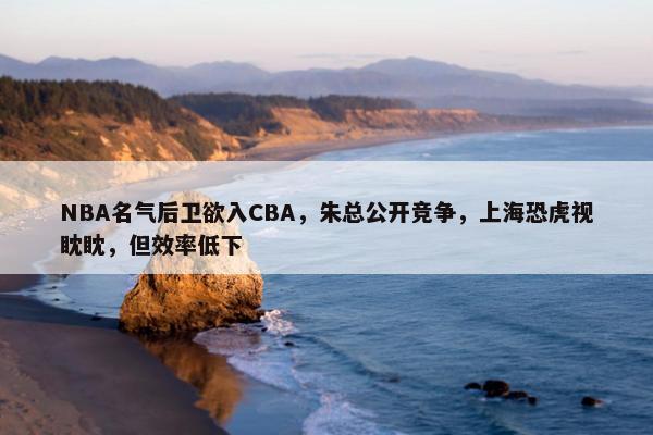 NBA名气后卫欲入CBA，朱总公开竞争，上海恐虎视眈眈，但效率低下