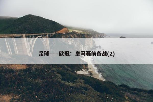 足球——欧冠：皇马赛前备战(2)