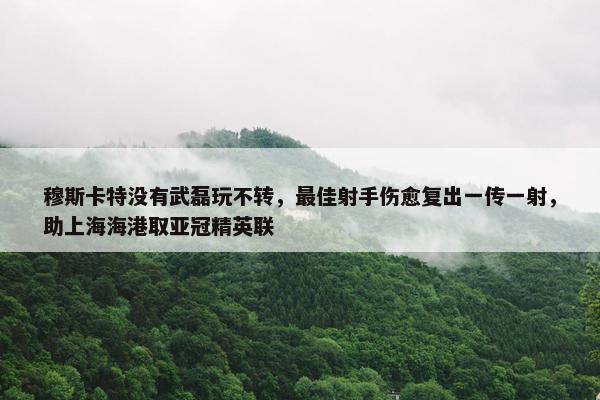 穆斯卡特没有武磊玩不转，最佳射手伤愈复出一传一射，助上海海港取亚冠精英联