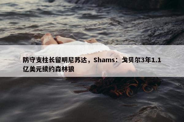 防守支柱长留明尼苏达，Shams：戈贝尔3年1.1亿美元续约森林狼