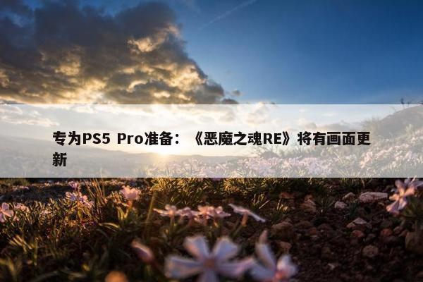 专为PS5 Pro准备：《恶魔之魂RE》将有画面更新