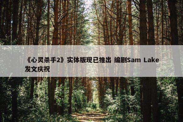 《心灵杀手2》实体版现已推出 编剧Sam Lake发文庆祝