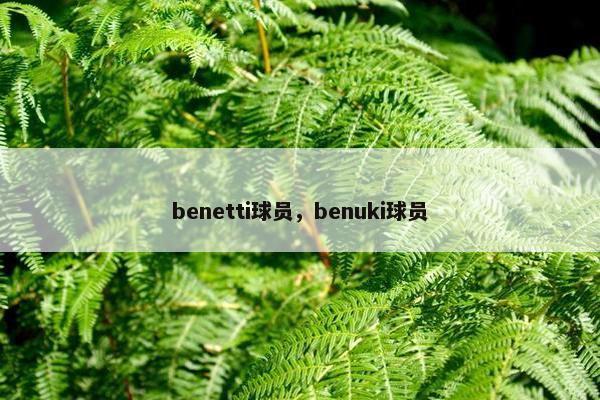 benetti球员，benuki球员