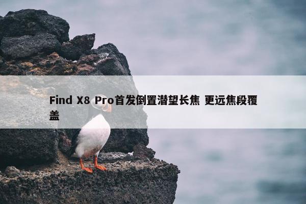 Find X8 Pro首发倒置潜望长焦 更远焦段覆盖