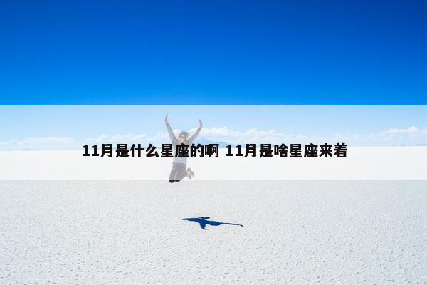 11月是什么星座的啊 11月是啥星座来着