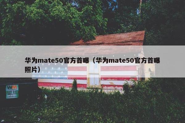 华为mate50官方首曝（华为mate50官方首曝照片）