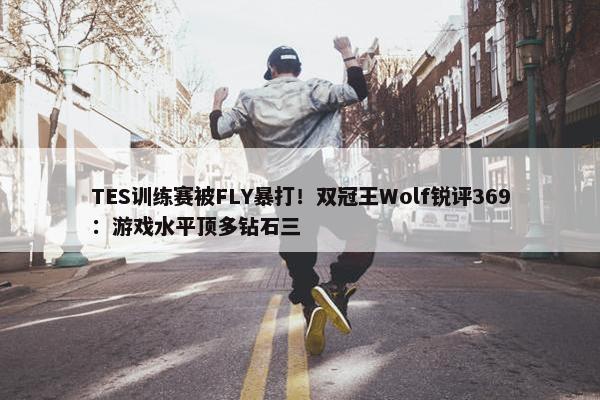 TES训练赛被FLY暴打！双冠王Wolf锐评369：游戏水平顶多钻石三