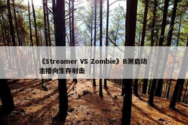 《Streamer VS Zombie》B测启动 主播向生存射击