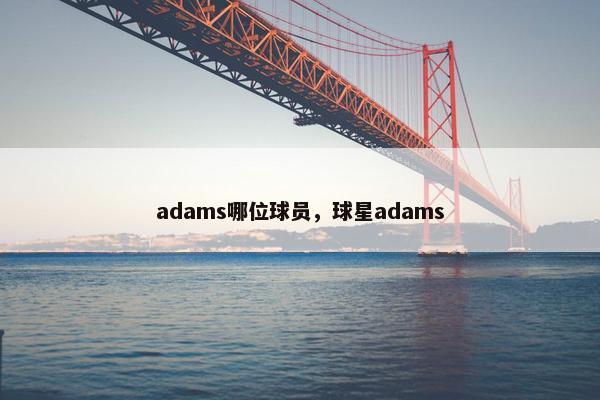 adams哪位球员，球星adams