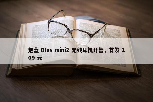 魅蓝 Blus mini2 无线耳机开售，首发 109 元