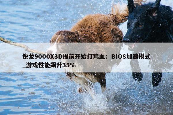 锐龙9000X3D提前开始打鸡血：BIOS加速模式_游戏性能飙升35％