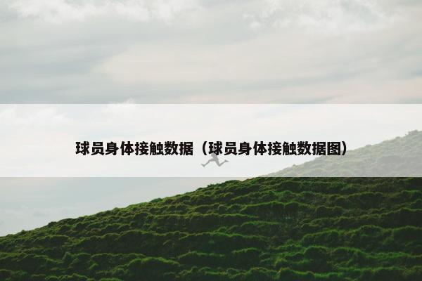 球员身体接触数据（球员身体接触数据图）