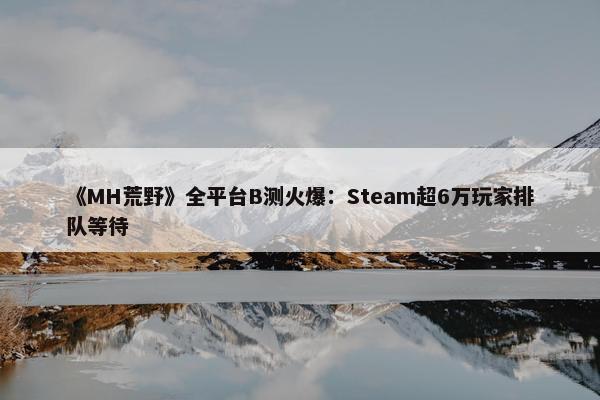 《MH荒野》全平台B测火爆：Steam超6万玩家排队等待