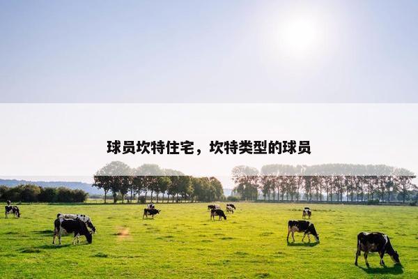 球员坎特住宅，坎特类型的球员